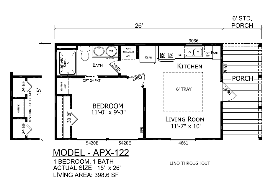 APX-122 floorplan