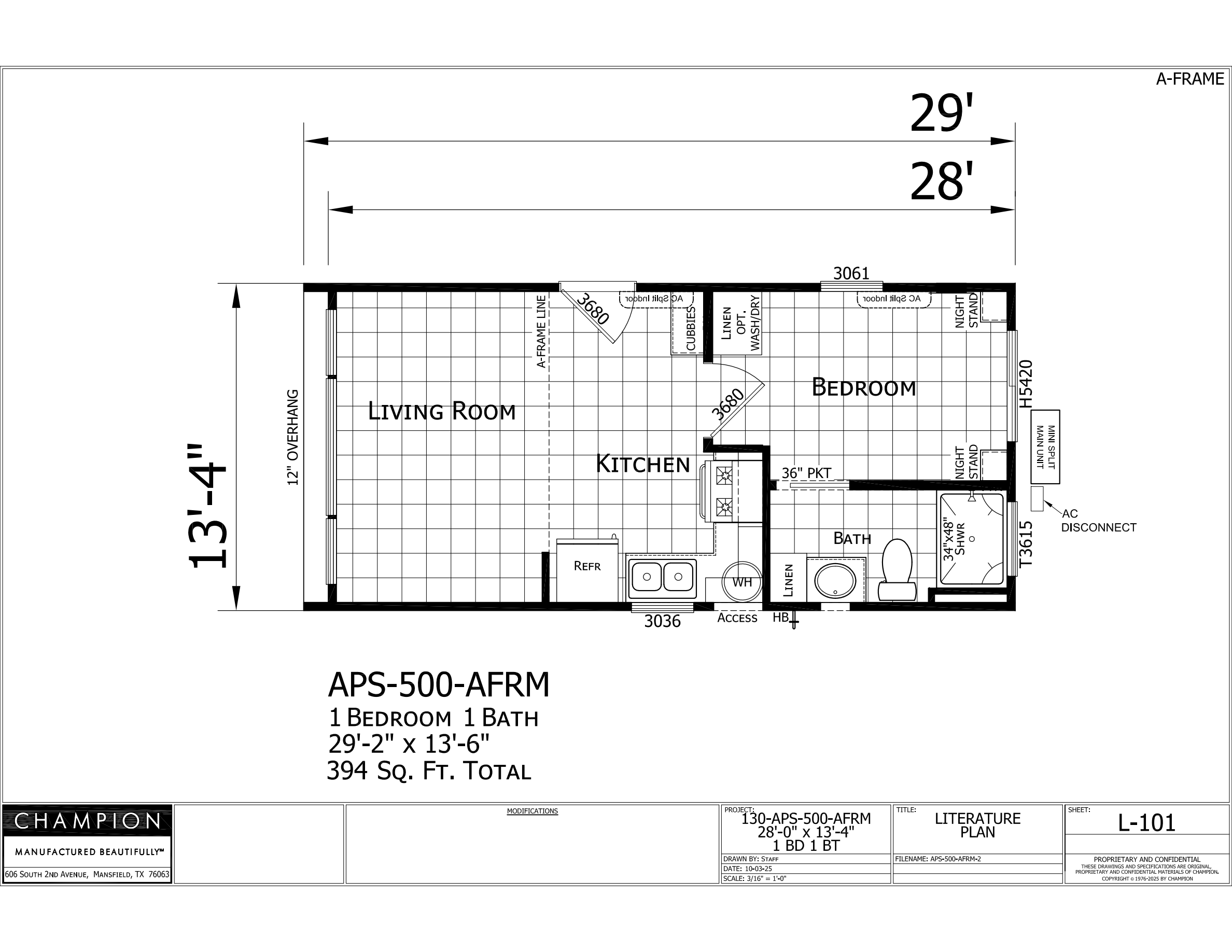 APS-500 floorplan preview